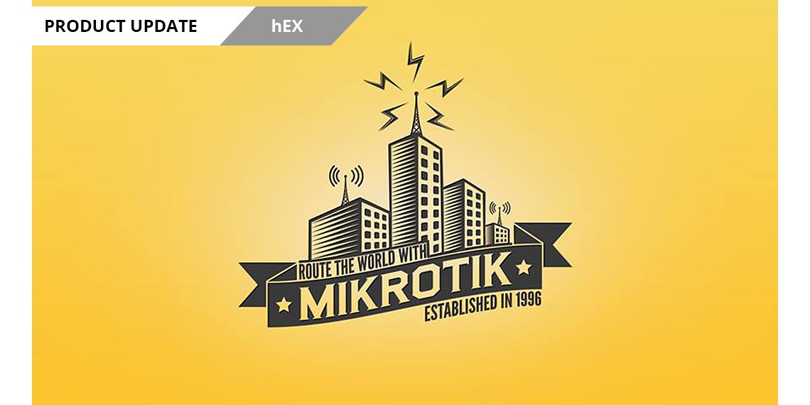 MikroTik Product Update - hEX (RB750Gr3)