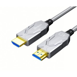 DTECH 100m Armored HDMI 2.0 Optical Fiber Cable (HDM-CAB-ARM-100M)