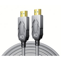 DTECH 5m Armored HDMI 2.0 Optical Fiber Cable (HDM-CAB-ARM-5M)