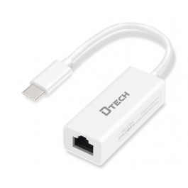 DTECH USB Type-C to RJ45 Ethernet LAN Adapter (10/100Mbps)