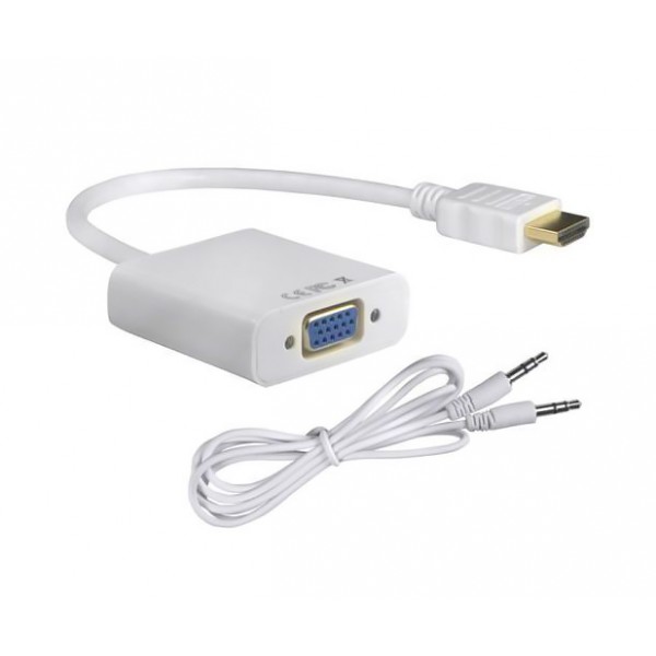 HDMI to VGA Converter Cable (with audio)