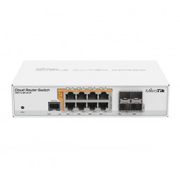 MikroTik 8port PoE Smart Switch (RBCRS112-8P-4S-IN)