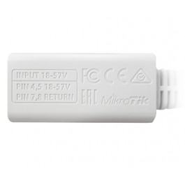 MiktoTik Gigabit Passive PoE Injector (RBGPOE)