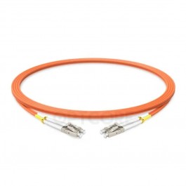 Optcore LC-LC 50/125μm OM2 Multimode Duplex PVC Fiber Optic Patch Cable 1M