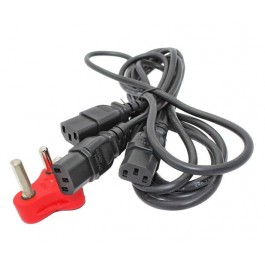 SA 3-Pin Plug to 3way IEC Power Cord