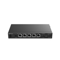 Reyee 5-Port (4 PoE/PoE+) 2.5G Cloud Managed Router, 1 x 10G Port (RG-EG406XS-P) 