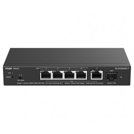 Reyee RG-ES206MG-P 5-Port 2.5G PoE Switch with 10G Uplink Reyee RG-ES206MG-P 5-Port 2.5G PoE Switch with 10G Uplink