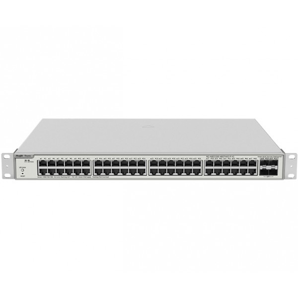 Reyee 48-Port Gigabit Layer 2 Cloud Managed PoE Switch with 10G SFP (RG-NBS3200-48GT4XS-P-V2)