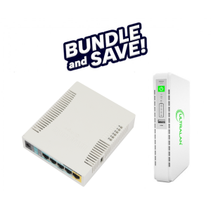 Bundle Promo - MikroTik RB951Ui-2HnD / MUPS17W