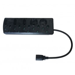 Multi Plug with IEC Cord (5x16A + 5x5A)