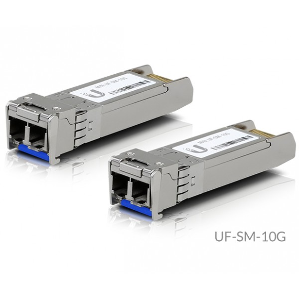 Ubiquiti 10Gbps Single Mode (LC) SFP+ Module Pair