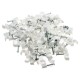 Cable Clip Round - White (100 Pack) (8mm)