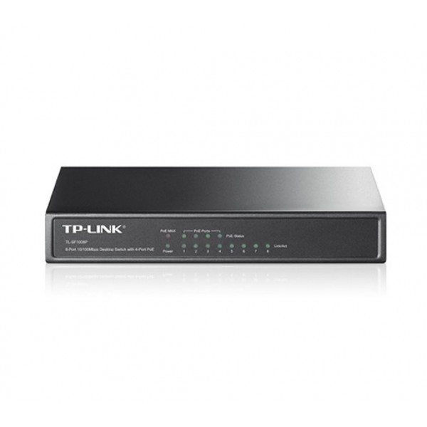 TP-LINK 8Port 10/100Mbps Switch with 4Port PoE