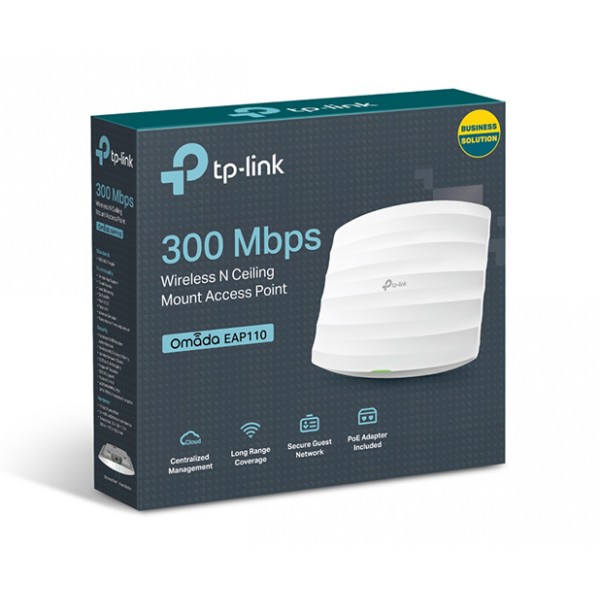 TP-LINK 300Mbps Wireless N Ceiling Mount Access Point (TL-EAP110)