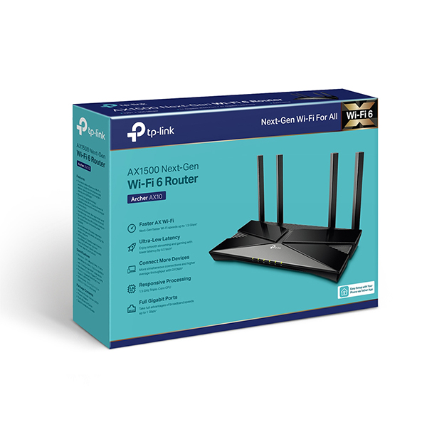 TP-LINK Archer AX10 - AX1500 Wi-Fi 6 Router