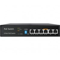 UltraLAN SF1006P - 6-Port 100Mbps AI PoE Switch