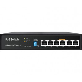 UltraLAN SF1006P - 6-Port 100Mbps AI PoE Switch UltraLAN SF1006P - 6-Port 100Mbps AI PoE Switch