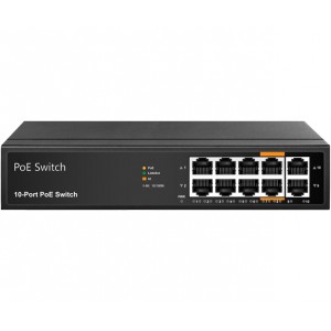 UltraLAN SF1010P - 10-Port 100Mbps AI PoE Switch