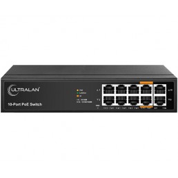 UltraLAN SF1010P - 10-Port 100Mbps AI PoE Switch with Gigabit Uplinks UltraLAN SF1010P - 10-Port 100Mbps AI PoE Switch with Gigabit Uplinks