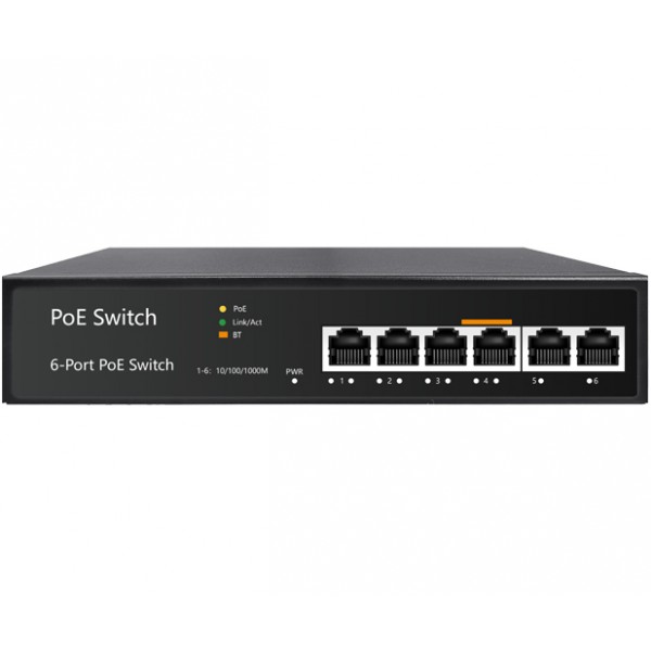 UltraLAN SG1006P - 6-Port Gigabit AI PoE Switch