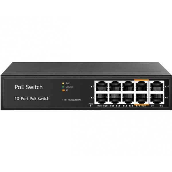 UltraLAN SG1010P - 10-Port Gigabit AI PoE Switch