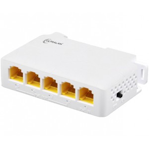 4-Port Gigabit PoE Extender (1x PoE In, 4x PoE Out)
