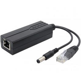 PoE Splitter - 802.3af/at to 12V/1A DC & Ethernet