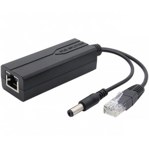 PoE Splitter - 802.3af/at to 12V/1A DC & Ethernet