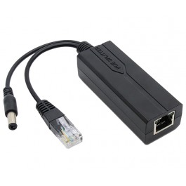 PoE Splitter - 802.3af/at to 12V/1A DC & Ethernet