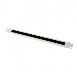 UltraLAN 1U Cabling Brush Panel (White)