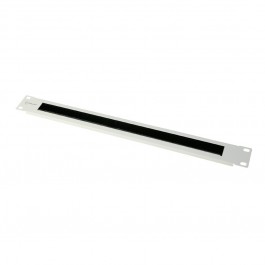 UltraLAN 1U Cabling Brush Panel (White)