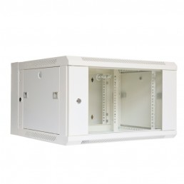 UltraLAN 6U Swing Frame Wall Mount Cabinet (White)