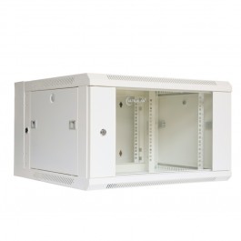 UltraLAN 6U Swing Frame Wall Mount Cabinet (White)