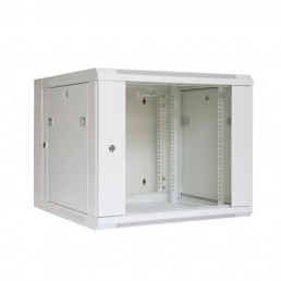 UltraLAN 9U Swing Frame Wall Mount Cabinet (White)