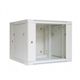 UltraLAN 9U Swing Frame Wall Mount Cabinet (White)