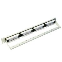 UltraLAN 24 Port CAT6 Patch Panel (White)