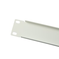 1U Cabinet Blanking Plate (White)