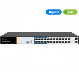 UltraLAN 24 Port 300W Gigabit Ethernet AI PoE Switch with 2 SFP Uplink Ports