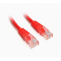 1m CAT5e Flylead (Red)