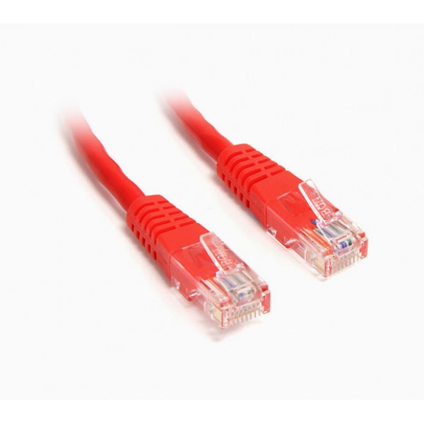 2m CAT5e Flylead (Red)