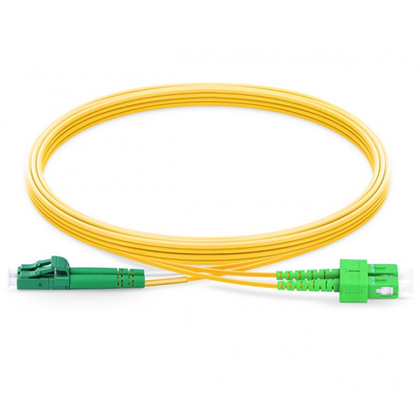 UltraLAN Fiber Flylead LC-SC APC SM Duplex (1Meter)