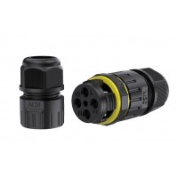 M20 3-Pin IP68 Waterproof Outdoor Cable Connector
